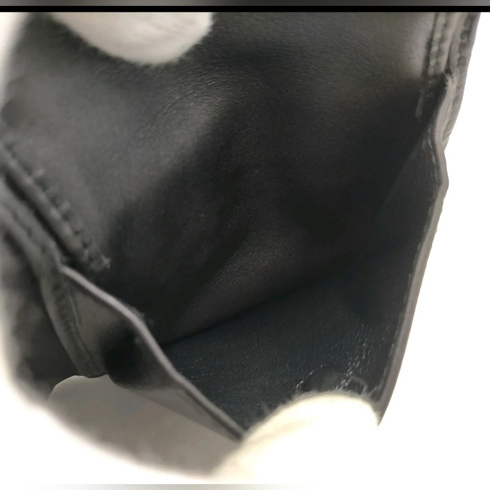 Gucci Guccisima Purse (Coin Pocket) Wallet Black Leather with Silver Accent - Picture 4 of 7